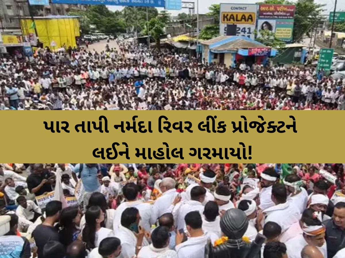 "જ્યાં સુધી શ્વેતપત્ર જાહેર નહીં થાય, ત્યાં સુધી...", પાર-તાપી નર્મદા રિવર લિંક પ્રોજેક્ટ મુદ્દે રાજકીય ગરમાવો "જ્યાં સુધી શ્વેતપત્ર જાહેર નહીં થાય, ત્યાં સુધી...", પાર-તાપી નર્મદા રિવર લિંક પ્રોજેક્ટ મુદ્દે રાજકીય ગરમાવો