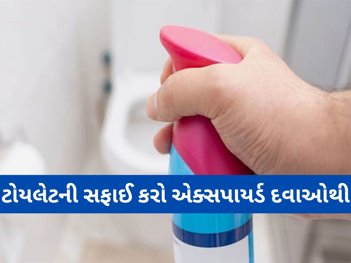 Cleaning Tips: એક્સપાયર્ડ દવાઓ ટોયલેટ સાફ કરવામાં કામ આવશે, આ રીતે યુઝ કરશો ભેજની વાસ દુર થઈ જશે Cleaning Tips: એક્સપાયર્ડ દવાઓ ટોયલેટ સાફ કરવામાં કામ આવશે, આ રીતે યુઝ કરશો ભેજની વાસ દુર થઈ જશે