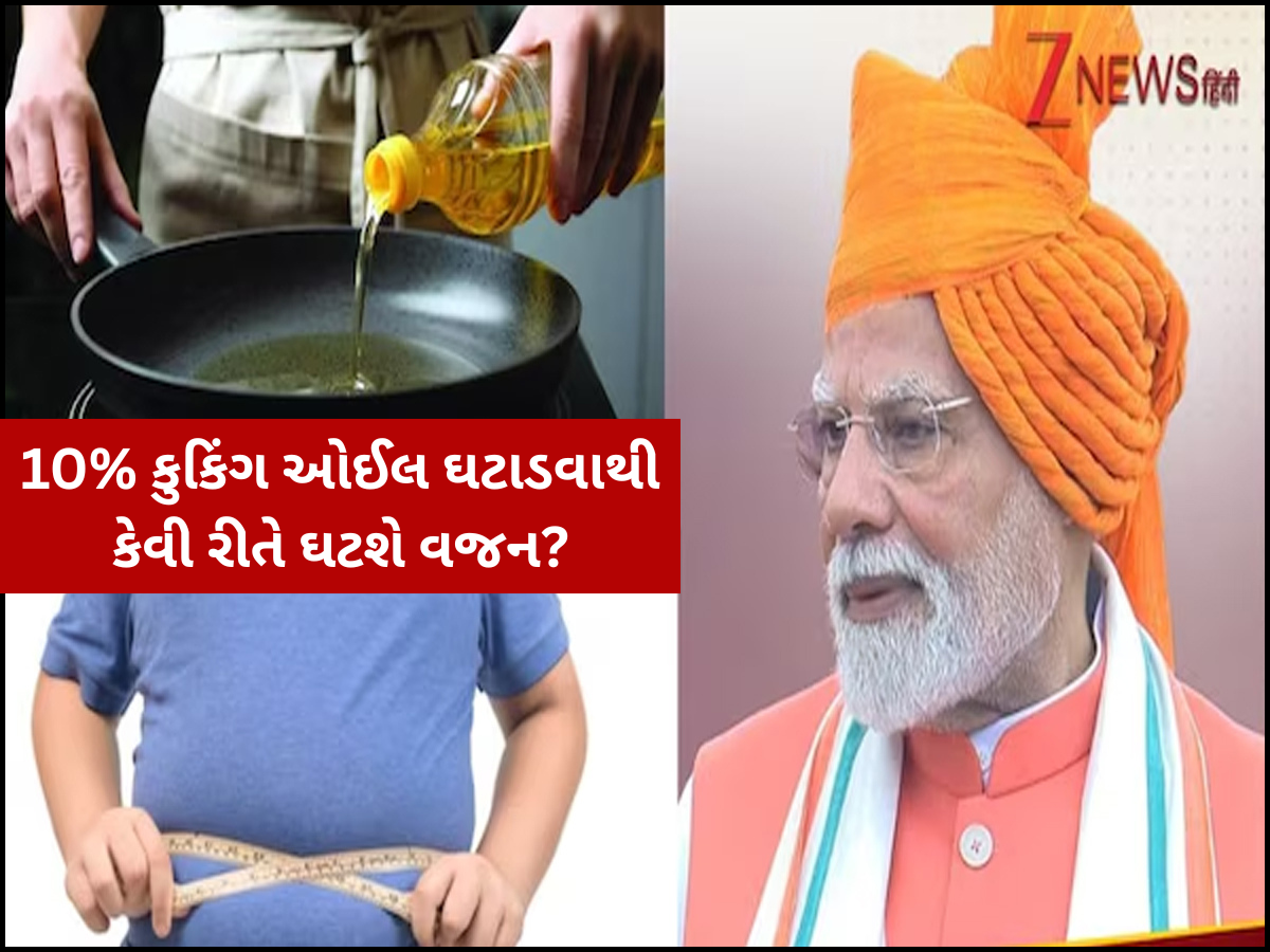 PM મોદીએ મોટાપા સામે કરી યુદ્ધની જાહેરાત, 10% તેલ ઓછું ખાવાની કેમ કરી અપીલ? PM મોદીએ મોટાપા સામે કરી યુદ્ધની જાહેરાત, 10% તેલ ઓછું ખાવાની કેમ કરી અપીલ?