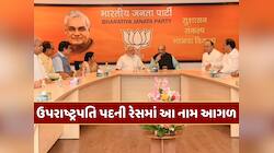 છેલ્લી ઘડીએ ઉપરાષ્ટ્રપતિ પદની રેસમાં આ નામ આગળ...ભાજપ બેઠકમાં લાગશે અંતિમ મહોર
