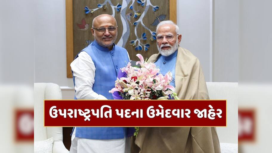આખરે NDAને ઉપરાષ્ટ્રપતિ પદના ઉમેદવાર મળી ગયા, જેપી નડ્ડાએ કરી જાહેરાત 
