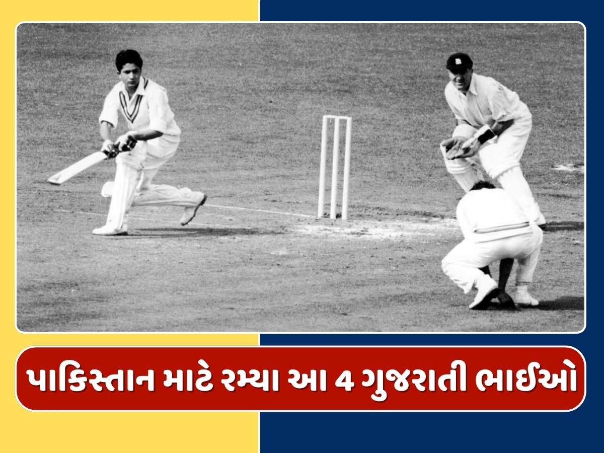 ગુજરાતના એ 4 ભાઈઓ, જે પાકિસ્તાન માટે રમ્યા હતા આંતરરાષ્ટ્રીય ક્રિકેટ, હવે પૌત્ર પણ છે ક્રિકેટર ગુજરાતના એ 4 ભાઈઓ, જે પાકિસ્તાન માટે રમ્યા હતા આંતરરાષ્ટ્રીય ક્રિકેટ, હવે પૌત્ર પણ છે ક્રિકેટર