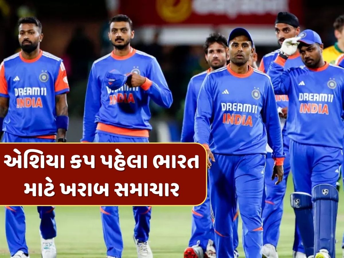 એશિયા કપ પહેલા ટીમ ઈન્ડિયા માટે ખરાબ સમાચાર, આ વિસ્ફોટક ખેલાડી હોસ્પિટલમાં દાખલ, પત્નીએ શેર કર્યા ફોટા એશિયા કપ પહેલા ટીમ ઈન્ડિયા માટે ખરાબ સમાચાર, આ વિસ્ફોટક ખેલાડી હોસ્પિટલમાં દાખલ, પત્નીએ શેર કર્યા ફોટા