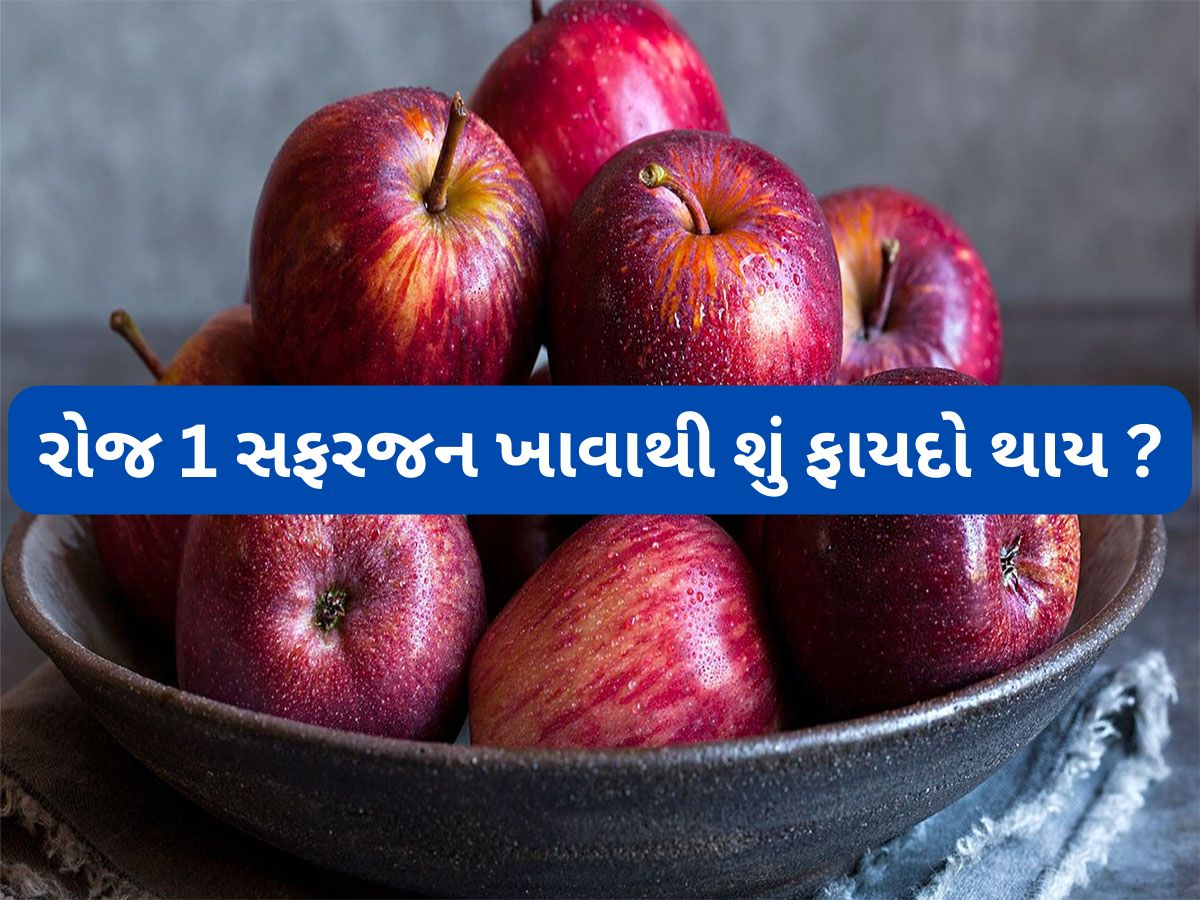 Health Tips: રોજ 1 સફરજન ખાવાનું શરુ કરો, 10 દિવસમાં શરીરમાં દેખાશે આ 5 પોઝિટિવ ફેરફાર Health Tips: રોજ 1 સફરજન ખાવાનું શરુ કરો, 10 દિવસમાં શરીરમાં દેખાશે આ 5 પોઝિટિવ ફેરફાર