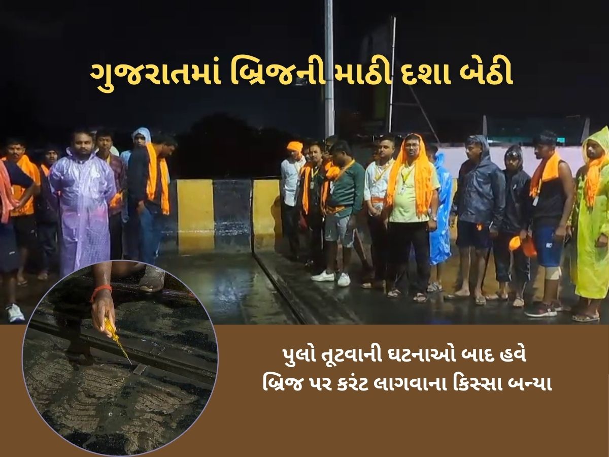 ગુજરાતના આ બ્રિજ પરથી પસાર થાઓ તો સાચવજો, લાગે છે જોરદાર કરંટ ગુજરાતના આ બ્રિજ પરથી પસાર થાઓ તો સાચવજો, લાગે છે જોરદાર કરંટ