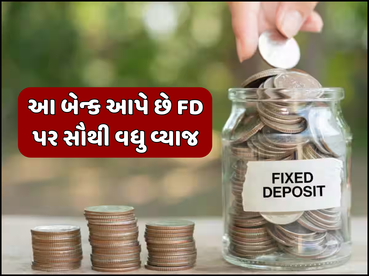 અહીં રોકાણ કરવાથી મળશે જબરદસ્ત રિટર્ન! આ બેન્કમાં કરાવો 2 લાખની FD અને મેળવો 28,200 રૂપિયા વ્યાજ અહીં રોકાણ કરવાથી મળશે જબરદસ્ત રિટર્ન! આ બેન્કમાં કરાવો 2 લાખની FD અને મેળવો 28,200 રૂપિયા વ્યાજ