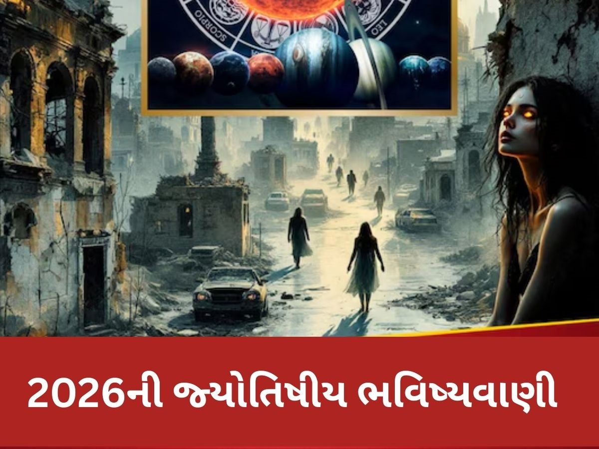 2026મા જોવા મળી શકે છે ભીષણ તબાહી, આ ભવિષ્યવાણી વાંચી ચોંકી જશો 2026મા જોવા મળી શકે છે ભીષણ તબાહી, આ ભવિષ્યવાણી વાંચી ચોંકી જશો