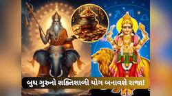 આજથી આ રાશિવાળાનો ગોલ્ડન પીરિયડ શરૂ, બુધ-ગુરુનો પાવરફૂલ યોગ ભાગ્ય પલટશે, એકાએક ધનલાભ