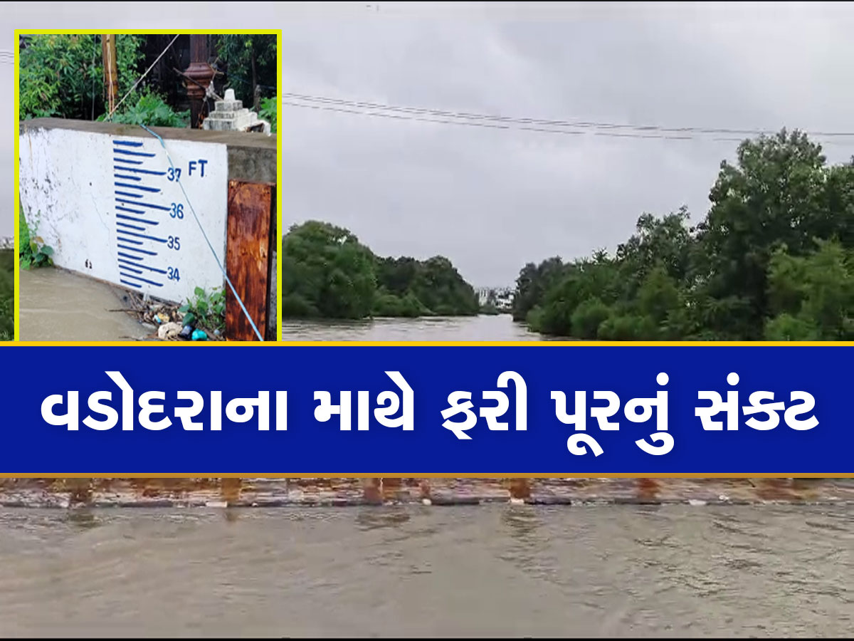 હવે વડોદરાનો વારો, આજવા સરોવરથી પાણી છોડાતા શહેરમાં પૂરનું સંકટ, આજે શાળાઓમાં રજા જાહેર હવે વડોદરાનો વારો, આજવા સરોવરથી પાણી છોડાતા શહેરમાં પૂરનું સંકટ, આજે શાળાઓમાં રજા જાહેર