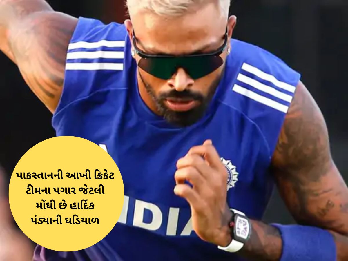 20 કરોડની ઘડિયાળ પહેરી પ્રેકિટસ કરવા પહોચ્યો ગુજરાતી ક્રિકેટર હાર્દિક પંડ્યા, દુનિયામાં માત્ર 50 લોકો પાસે છે 20 કરોડની ઘડિયાળ પહેરી પ્રેકિટસ કરવા પહોચ્યો ગુજરાતી ક્રિકેટર હાર્દિક પંડ્યા, દુનિયામાં માત્ર 50 લોકો પાસે છે