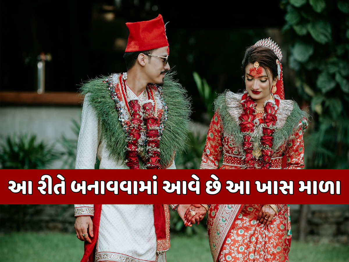 નેપાલી લગ્નમાં દુલ્હા-દુલ્હન કેમ પહેરે છે ઘાસની માળા? તેના પાછળનું કારણ જાણીને થઈ જશો હેરાન નેપાલી લગ્નમાં દુલ્હા-દુલ્હન કેમ પહેરે છે ઘાસની માળા? તેના પાછળનું કારણ જાણીને થઈ જશો હેરાન