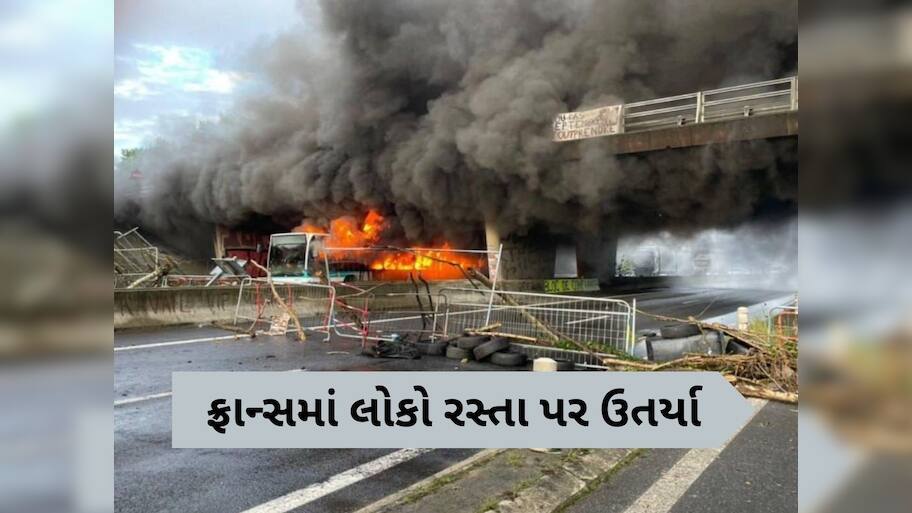 France Protests:  ફ્રાન્સની સરકાર વિરુદ્ધ લોકોમાં ભારે રોષ, ઠેર-ઠેર વિરોધ પ્રદર્શન, રસ્તાઓ પર તોડફોડ-આગજની