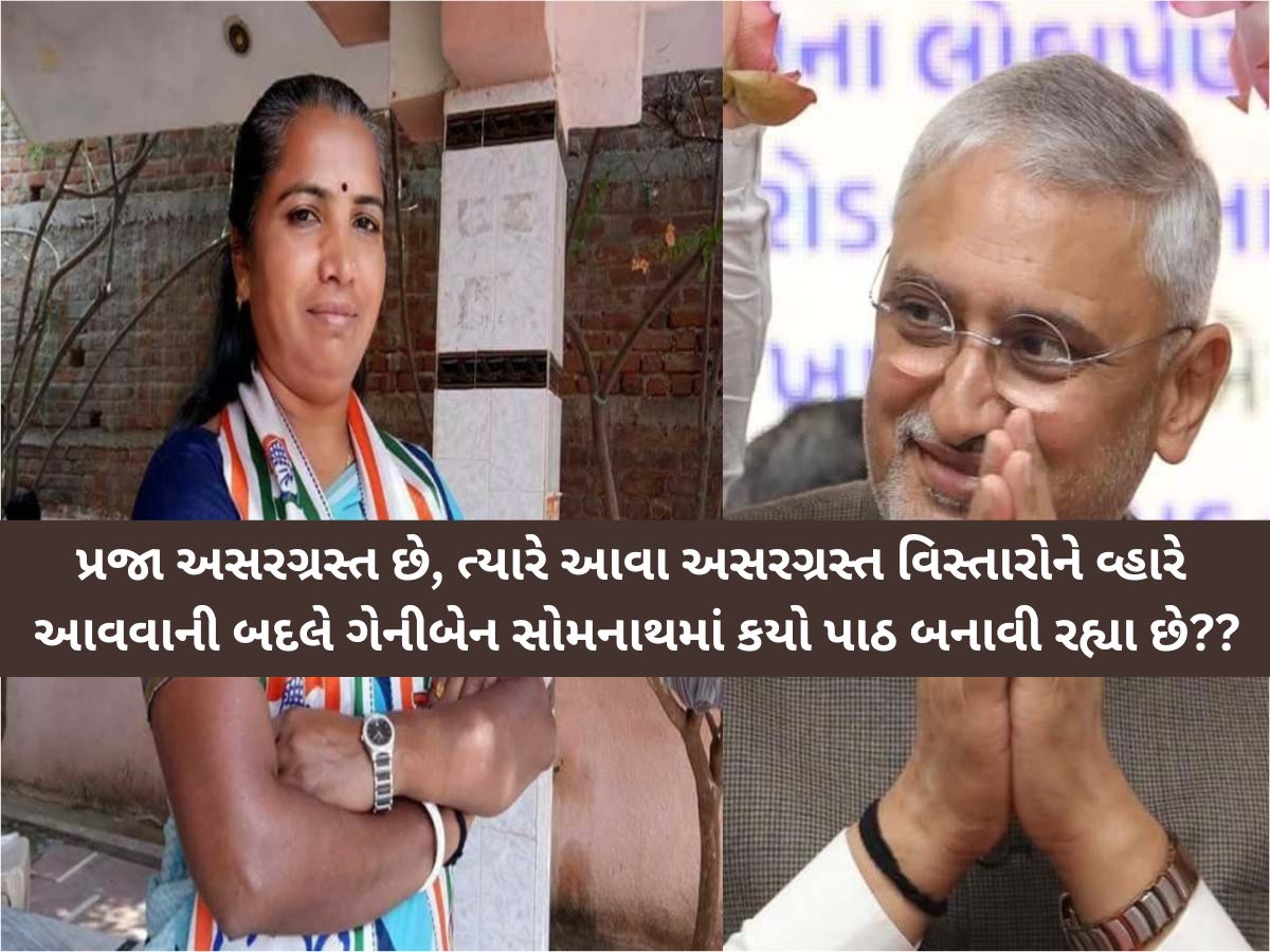 બનાસની 'બેન' સામે જગદીશ વિશ્વકર્મા આવ્યા મોરેમોરો! કહ્યું; ગેનીબેન સોમનાથમાં કયો પાઠ બનાવી રહ્યા છે ...?? બનાસની 'બેન' સામે જગદીશ વિશ્વકર્મા આવ્યા મોરેમોરો! કહ્યું; ગેનીબેન સોમનાથમાં કયો પાઠ બનાવી રહ્યા છે ...??