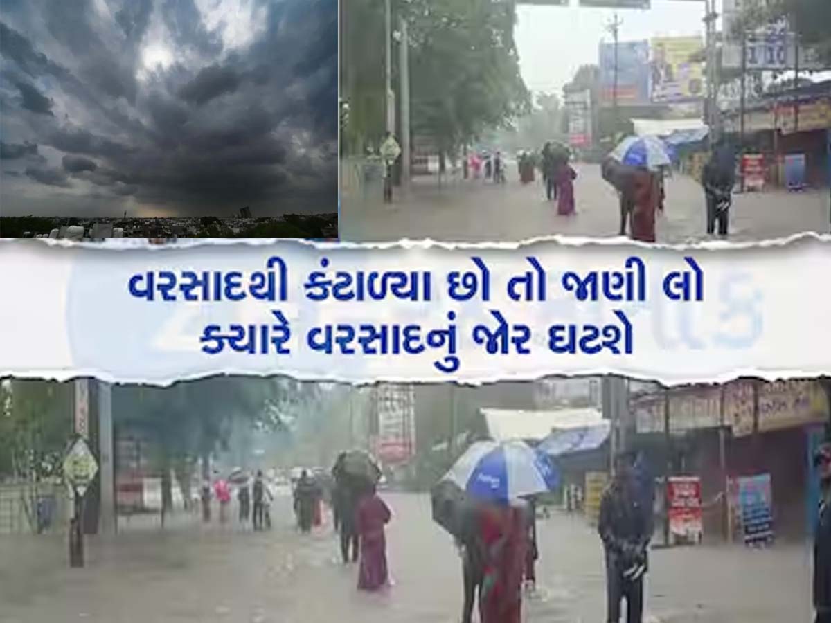 ગુજરાતમાંથી તો મેઘરાજા વહેલા ઉપડ્યાં! આ વિસ્તારોમાંથી ચોમાસાની વિદાય, જતાં જતાં કરશે તહસનહસ! ગુજરાતમાંથી તો મેઘરાજા વહેલા ઉપડ્યાં! આ વિસ્તારોમાંથી ચોમાસાની વિદાય, જતાં જતાં કરશે તહસનહસ!