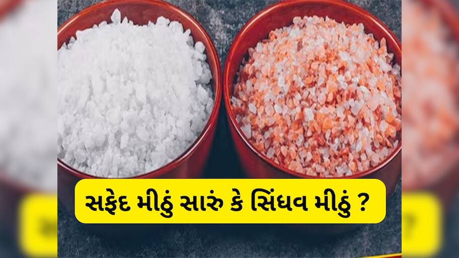Rock Salt Vs White Salt: સિંધવ મીઠું કે સફેદ મીઠું ? જાણો હેલ્થ માટે કયું મીઠું સારું