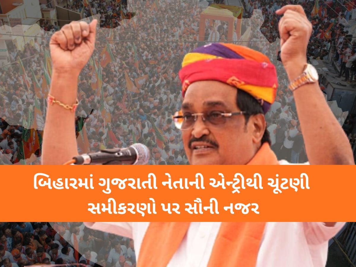 વધુ એક ગુજરાતી નેતાની બિહાર ચૂંટણીમાં એન્ટ્રી: સી.આર.પાટીલને મળી મોટી જવાબદારી વધુ એક ગુજરાતી નેતાની બિહાર ચૂંટણીમાં એન્ટ્રી: સી.આર.પાટીલને મળી મોટી જવાબદારી