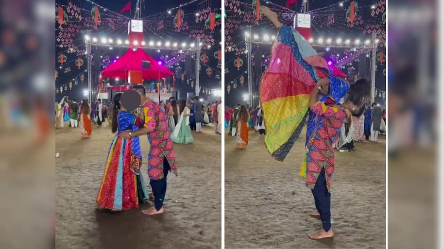 ગરબામાં જાહેરમાં લિપકિસ કરી રીલ બનાવનાર કપલની ઓળખ થઈ, પાટીદાર યુગલ સામે વકીલે કરી અરજી 