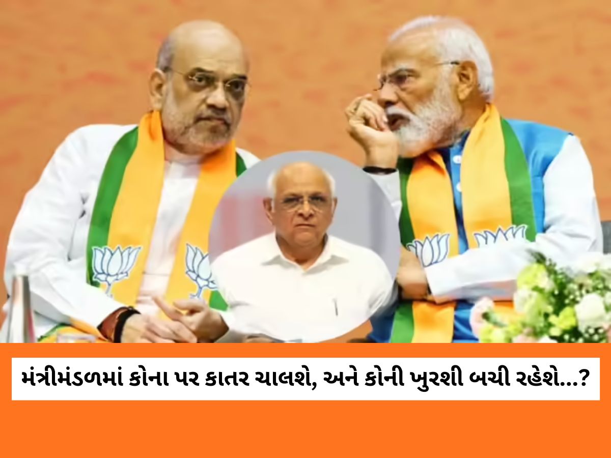 ગુજરાતના મંત્રીમંડળમાં 17 માંથી 12 મંત્રીઓની ખુરશી જવાની સંભાવના, તો સલામત કોની છે? નવી ચર્ચા શરૂ ગુજરાતના મંત્રીમંડળમાં 17 માંથી 12 મંત્રીઓની ખુરશી જવાની સંભાવના, તો સલામત કોની છે? નવી ચર્ચા શરૂ
