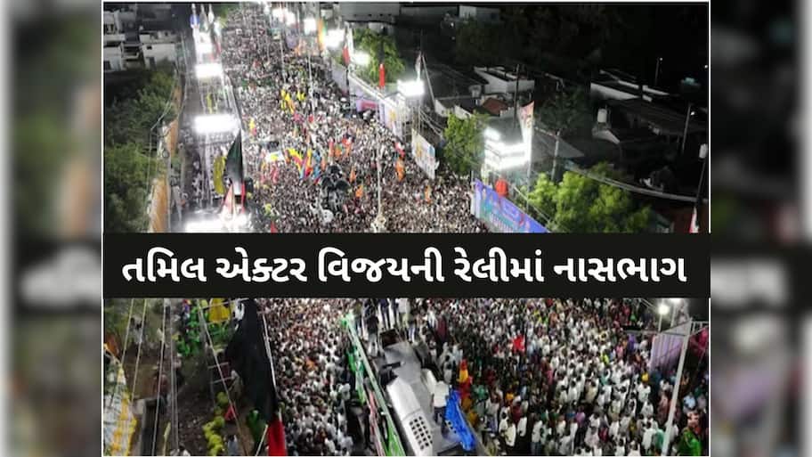 તમિલનાડુના કરૂરમાં અભિનેતા વિજયની રેલીમાં મોટી દુર્ઘટના: નાસભાગમાં 31 લોકોનાં મોત, અનેક ઘાયલ