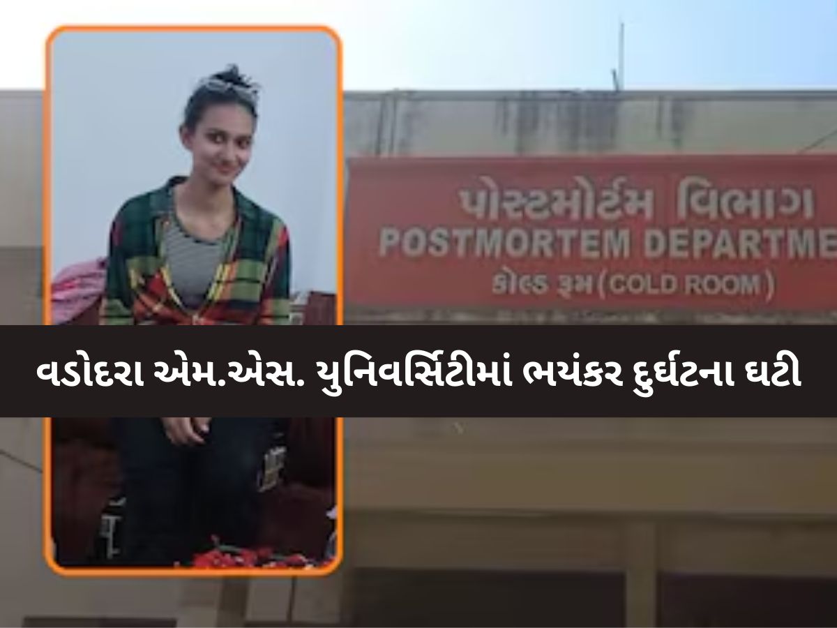 એમ એસ યુનિવર્સિટીમાં ચોંકાવનારી ઘટના; 22 વર્ષીય વિદ્યાર્થિની પાયલ ચૌધરીનું શંકાસ્પદ મોત એમ એસ યુનિવર્સિટીમાં ચોંકાવનારી ઘટના; 22 વર્ષીય વિદ્યાર્થિની પાયલ ચૌધરીનું શંકાસ્પદ મોત