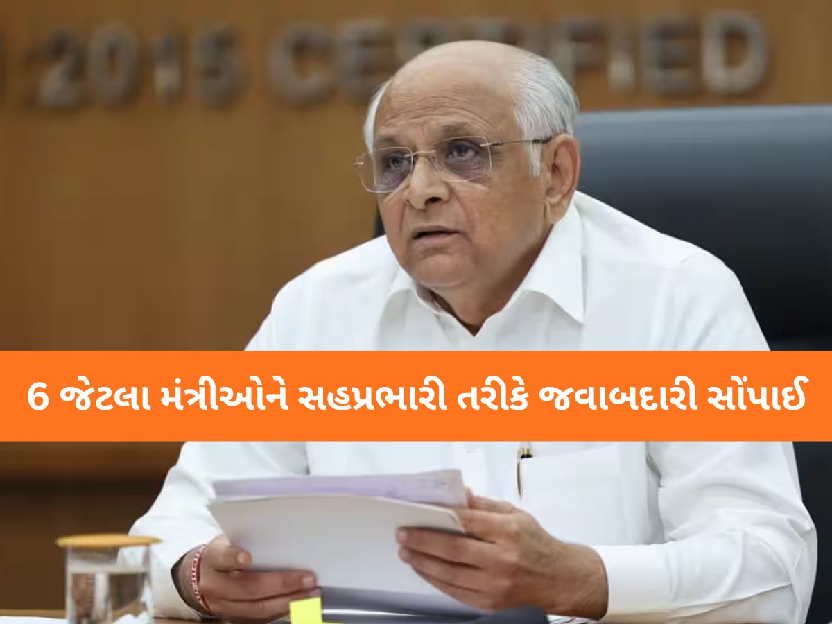 ગુજરાત સરકારના નવા મંત્રીમંડળના સભ્યોને જિલ્લાની ફાળવણી: પ્રભારી મંત્રીઓની જાહેરાત! ગુજરાત સરકારના નવા મંત્રીમંડળના સભ્યોને જિલ્લાની ફાળવણી: પ્રભારી મંત્રીઓની જાહેરાત!