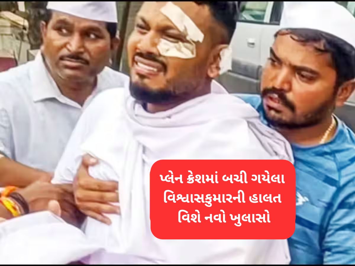 અમદાવાદ પ્લેન ક્રેશમાં એકમાત્ર બચી ગયેલા વિશ્વાસકુમાર રમેશ પર તૂટી પડ્યો દુખોનો પહાડ! અમદાવાદ પ્લેન ક્રેશમાં એકમાત્ર બચી ગયેલા વિશ્વાસકુમાર રમેશ પર તૂટી પડ્યો દુખોનો પહાડ!