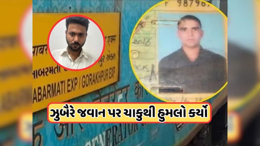 સાબરમતી ટ્રેનમાં થયેલી ગુજરાતી આર્મી જવાનની હત્યાનો ભેદ ઉકેલાયો, કોચ એટેન્ડન્ટ ઝુબેર જ નીકળ્યો હત્યારો !