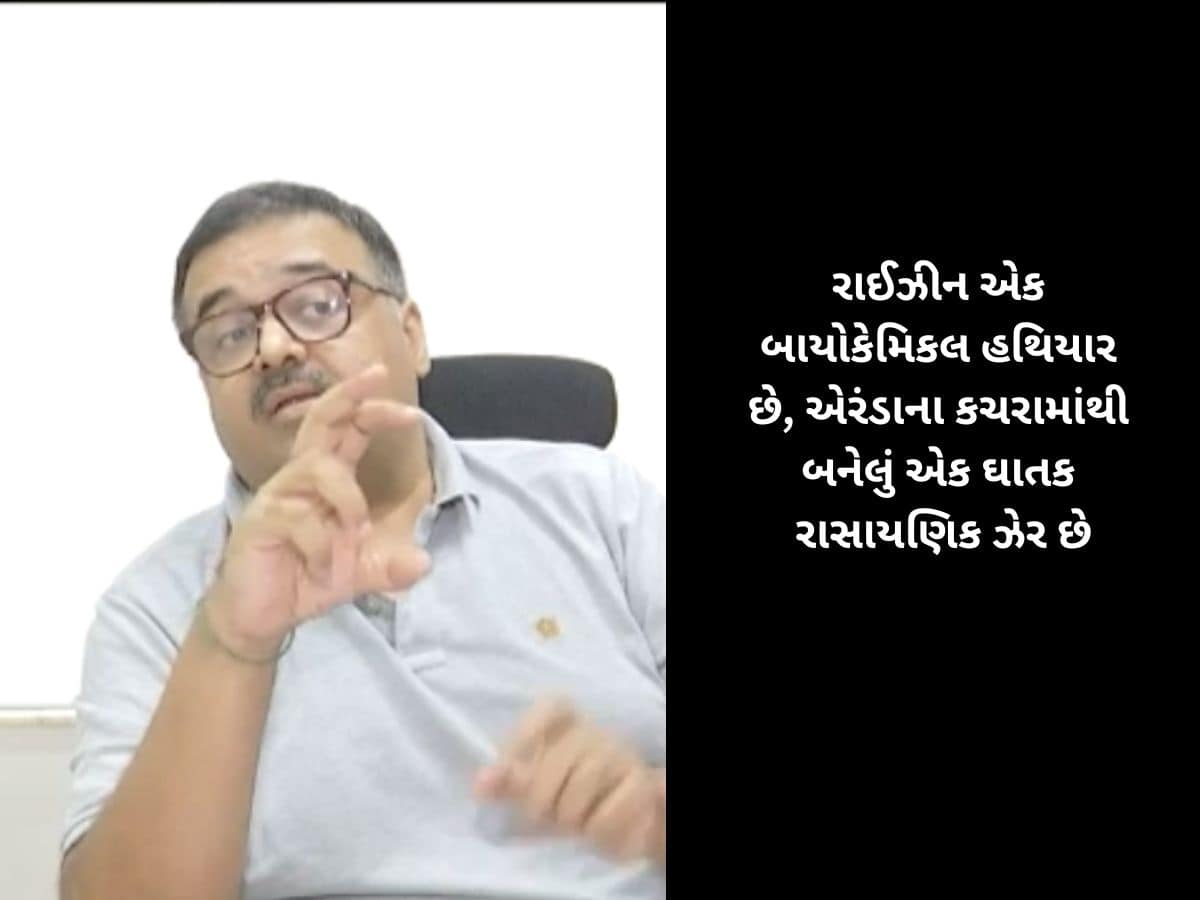ગુજરાતમાંથી પકડાયેલા આતંકવાદીઓ પાસેથી મળેલું રાઈઝીન કેટલું ખતરનાક છે? એક્સપર્ટસે આપી ચોંકાવનારી માહિતી