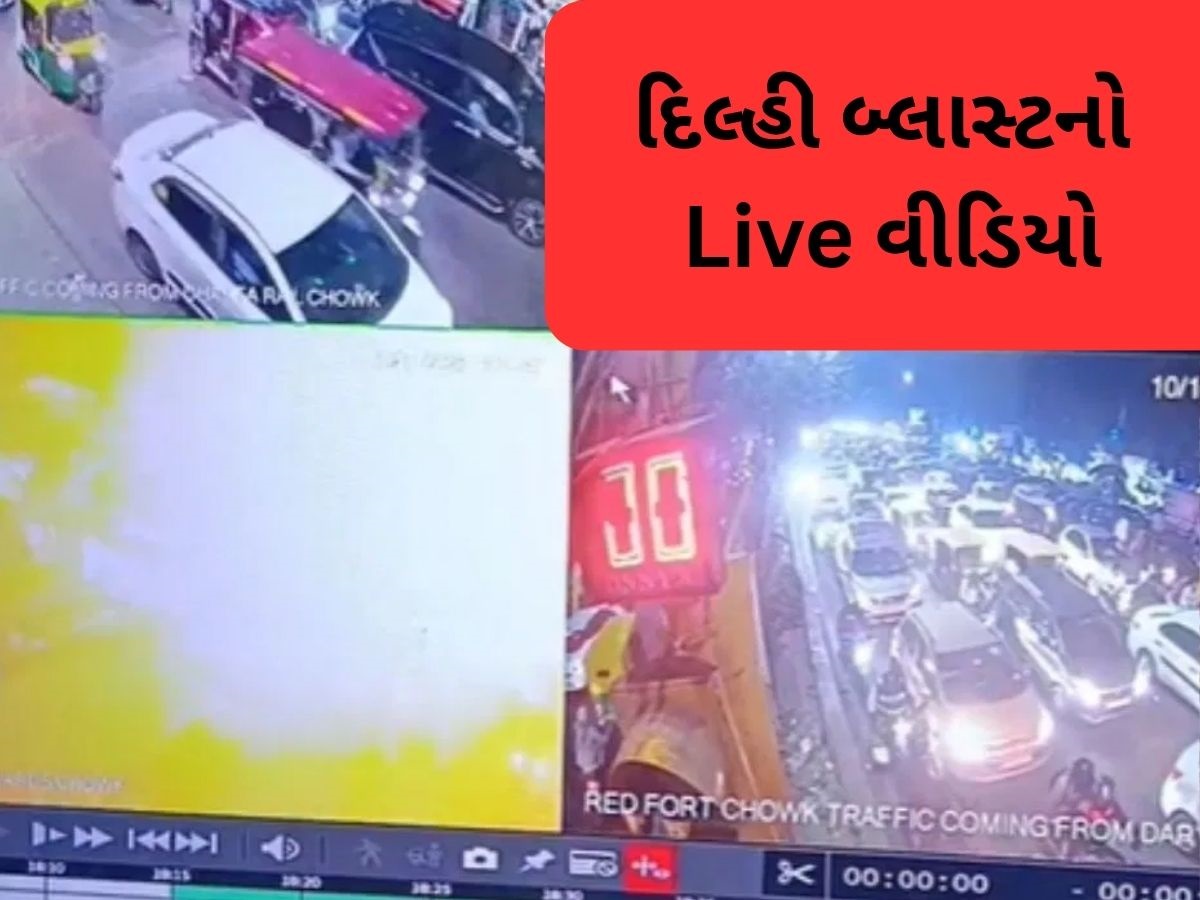 દિલ્હી લાલ કિલ્લા બ્લાસ્ટના CCTV સામે આવ્યા, જુઓ વિસ્ફોટનો લાઇવ વીડિયો દિલ્હી લાલ કિલ્લા બ્લાસ્ટના CCTV સામે આવ્યા, જુઓ વિસ્ફોટનો લાઇવ વીડિયો