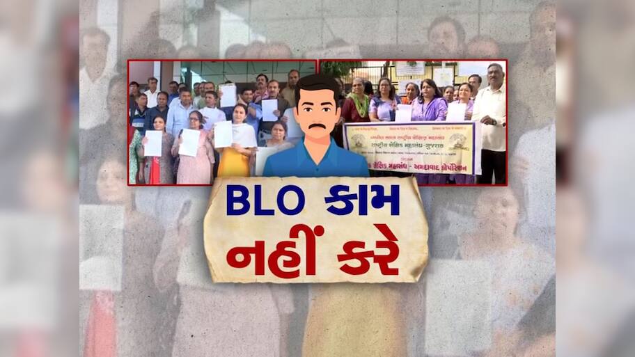 શિક્ષકનો જીવ ગયા બાદ રાજ્યભરના BLO માં આક્રોશ, આજે નહિ કરે SIRની કામગીરી