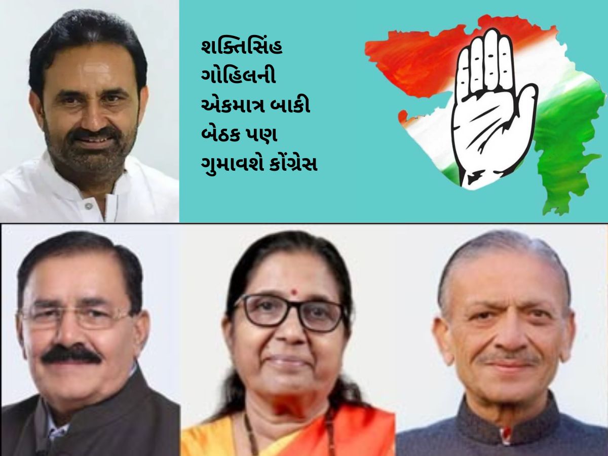 રાજ્યસભામાં ગુજરાત કોંગ્રેસનો ખેલ ખતમ! 30 વર્ષ બાદ રાજ્યસભામાં કોંગ્રેસ પ્રતિનિધિત્વ ગુમાવશે રાજ્યસભામાં ગુજરાત કોંગ્રેસનો ખેલ ખતમ! 30 વર્ષ બાદ રાજ્યસભામાં કોંગ્રેસ પ્રતિનિધિત્વ ગુમાવશે