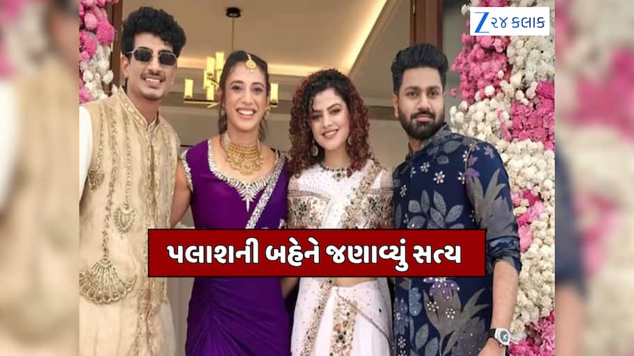સ્મૃતિ મંધાનાએ ડિલીટ કરેલા ફોટાથી મચી ખલબલી, પલાશ મુચ્છલની બહેને તોડ્યું મૌન; જણાવ્યું લગ્ન મુલતવી રાખવાનું કારણ