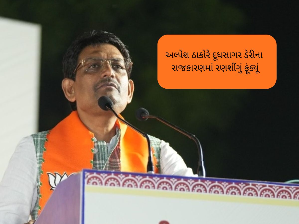 અલ્પેશ ઠાકોરે બાંયો ચઢાવી! દૂધસાગર ડેરીના વહીવટમાં ઠાકોર સમાજ માટે કરી મોટી માંગ અલ્પેશ ઠાકોરે બાંયો ચઢાવી! દૂધસાગર ડેરીના વહીવટમાં ઠાકોર સમાજ માટે કરી મોટી માંગ