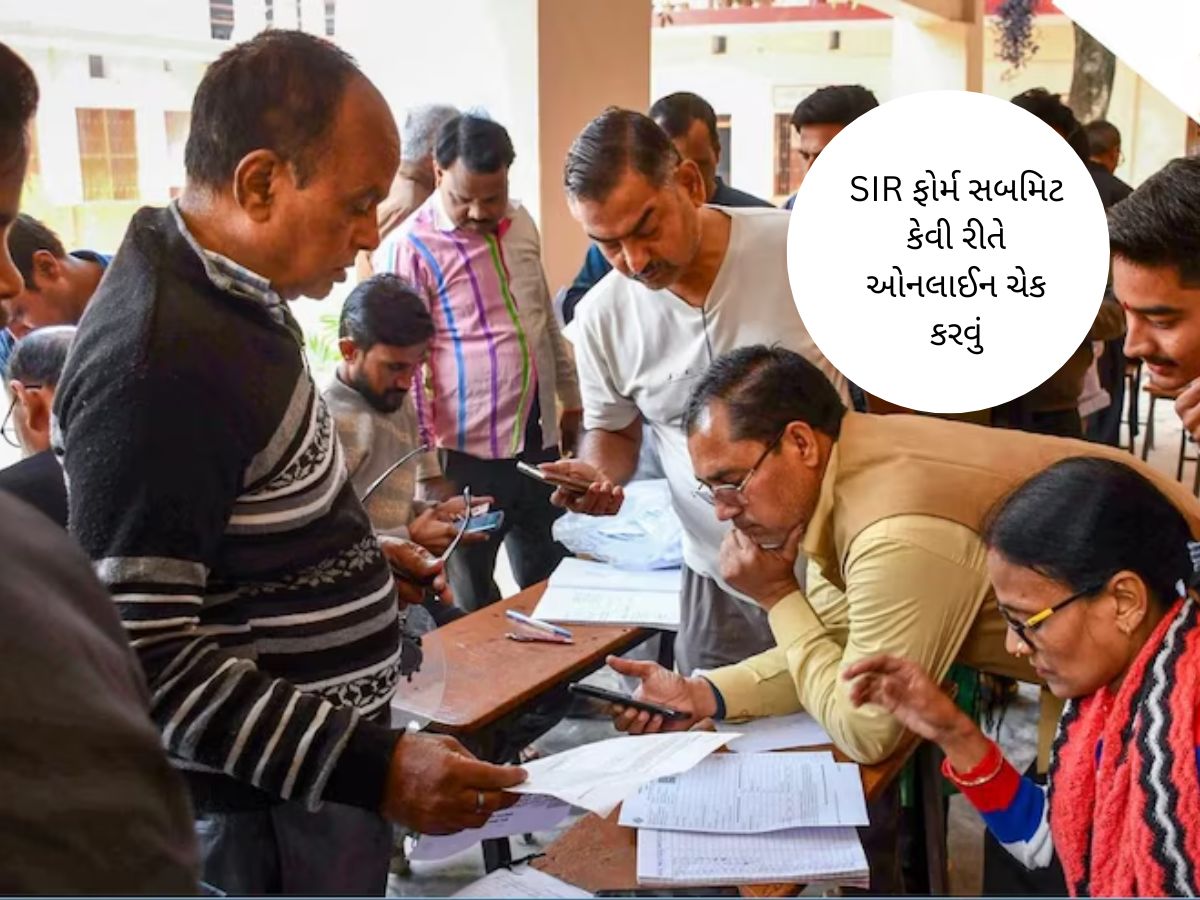 How to check SIR form submission online: ઘરે બેઠા SIR ફોર્મ ઓનલાઈન સબમિટ થયું છે કે નહીં આમ ચેક કરો How to check SIR form submission online: ઘરે બેઠા SIR ફોર્મ ઓનલાઈન સબમિટ થયું છે કે નહીં આમ ચેક કરો