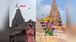 દ્વારકા મંદિરની સુરક્ષાનું શું? શું આ મહિલાને દ્વારકાના પ્રતિબંધનો નિયમ લાગુ નથી પડત