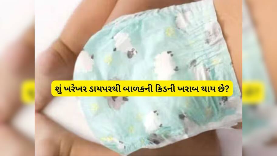 શું ડાયપર પહેરવાથી ખરાબ થઈ જાય છે બાળકની કિડની, જાણો આ વાતમાં કેટલું સત્ય છે?
