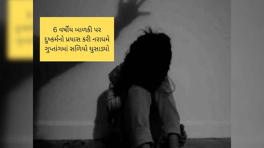 ગુજરાતમાં નિર્ભયાકાંડ જેવી ઘટના! 6 વર્ષની માસુમ બાળકી સાથે દુષ્કર્મનો પ્રયાસ , નરાધમે ભયાનક ક્રુરતા આચરી