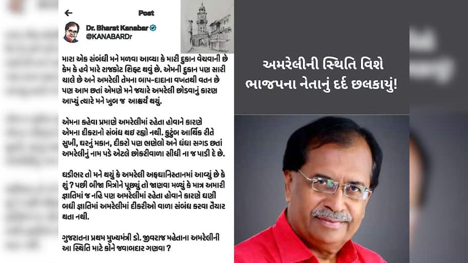 અમરેલીમાં કોઈ દીકરી નથી દેતું : ભાજપના નેતાના છલકાયેલા દર્દ પાછળ આવી છે જિલ્લાની ‘રામકહાની’ 
