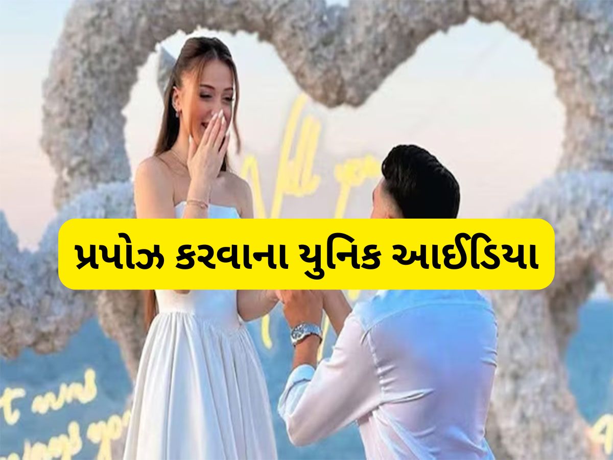 Unique Proposal Ideas: જૂની રીત છોડો, આ 5 યુનિક રીત અપનાવી કરો પ્રપોઝ, યુવતી તુરંત હા કહી દેશે Unique Proposal Ideas: જૂની રીત છોડો, આ 5 યુનિક રીત અપનાવી કરો પ્રપોઝ, યુવતી તુરંત હા કહી દેશે