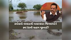 કમોસમી વરસાદથી અસરગ્રસ્ત ગુજરાતને ક્યાં કેટલી સહાય ચૂકવાઈ? જીતુ વાઘાણીએ કર્યો ખુલાસો