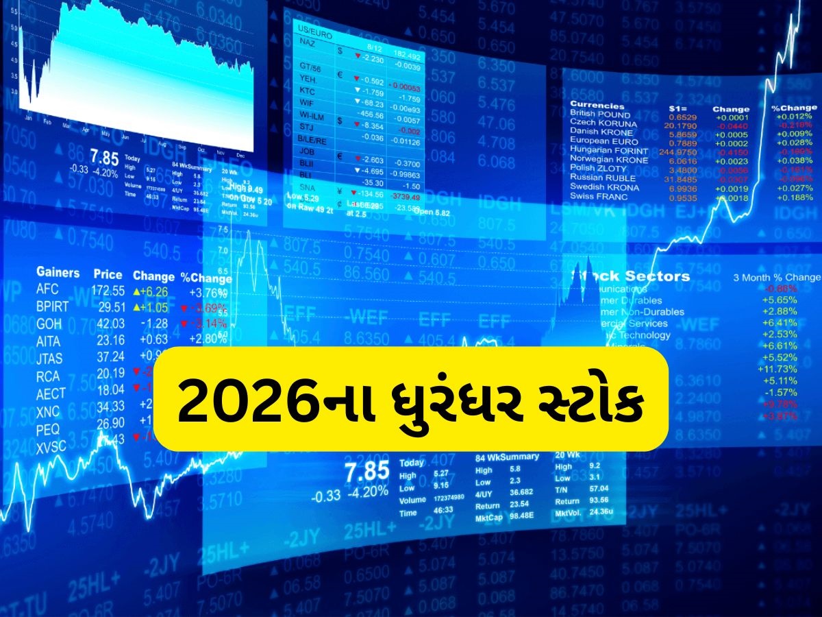 આ શેર 2026મા કરાવી શકે છે સારી કમાણી, 6 બ્રોકરેજ ફર્મે જાહેર કર્યું પોતાનું લિસ્ટ આ શેર 2026મા કરાવી શકે છે સારી કમાણી, 6 બ્રોકરેજ ફર્મે જાહેર કર્યું પોતાનું લિસ્ટ