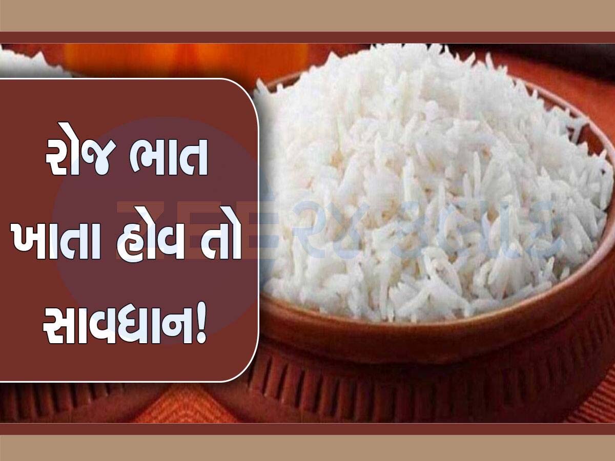 Eating rice daily: રોજ ભાત ખાવા ગમતા હોય તો ખાસ વાંચજો! વધી શકે છે આ 5 બિમારીઓનું 'મહા જોખમ' Eating rice daily: રોજ ભાત ખાવા ગમતા હોય તો ખાસ વાંચજો! વધી શકે છે આ 5 બિમારીઓનું 'મહા જોખમ'
