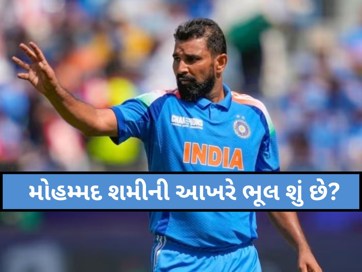 Mohammed Shami: મોહમ્મદ શમીની આખરે ભૂલ શું છે? ન્યૂઝીલેન્ડ સામેની સીરિઝમાં પણ ન મળી તક Mohammed Shami: મોહમ્મદ શમીની આખરે ભૂલ શું છે? ન્યૂઝીલેન્ડ સામેની સીરિઝમાં પણ ન મળી તક