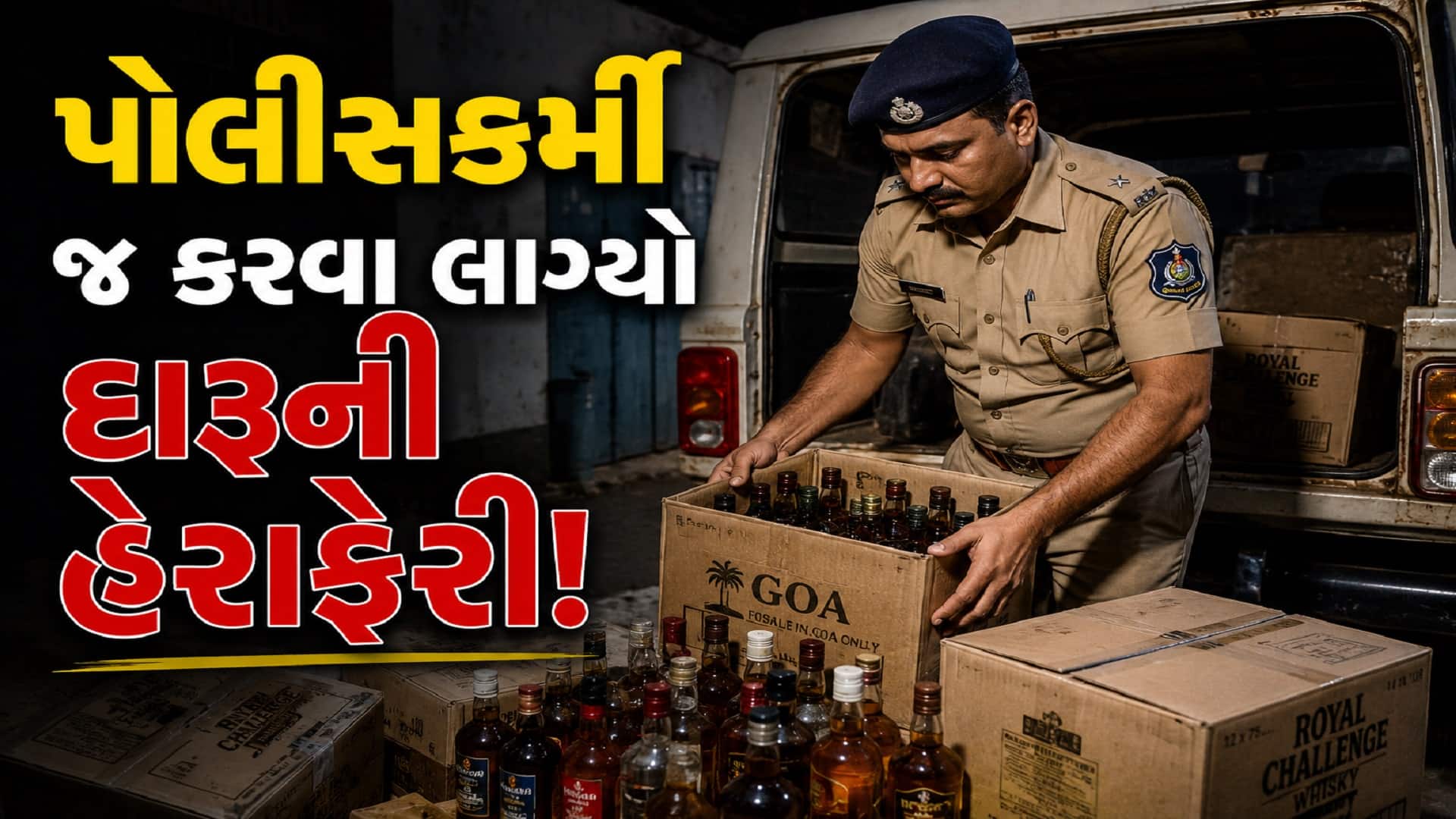 પોલીસ કર્મી જ બુટલેગર, વસ્ત્રાપુરમાં ધરપકડ