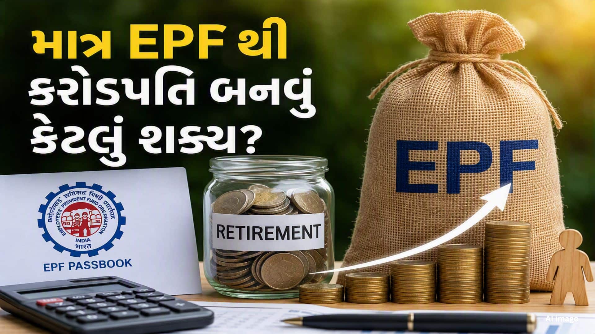 EPFથી 60 વર્ષે 5 કરોડનું ફંડ કેવી રીતે બને?