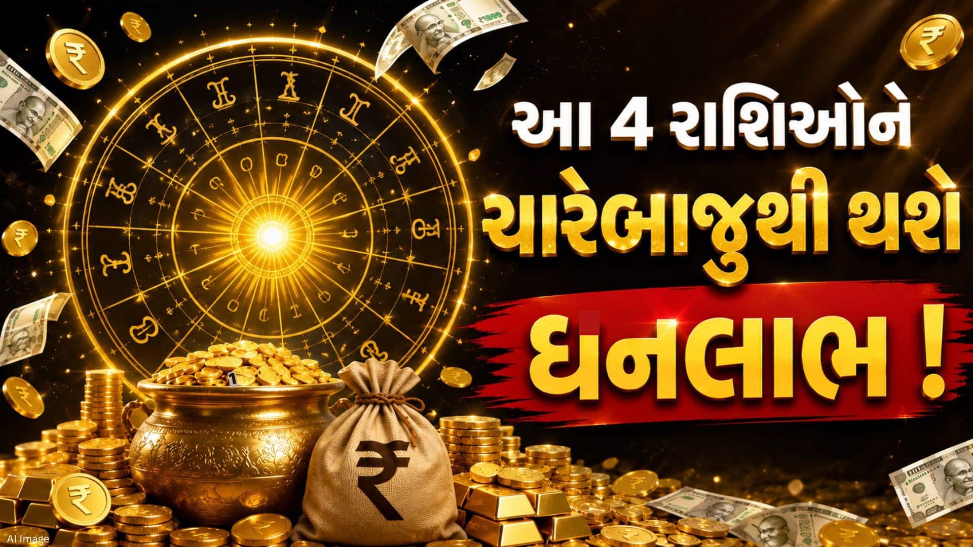 કર્ક રાશિમાં દુર્લભ ચતુર્ગ્રહી યોગ, 4 રાશિઓને લાભ