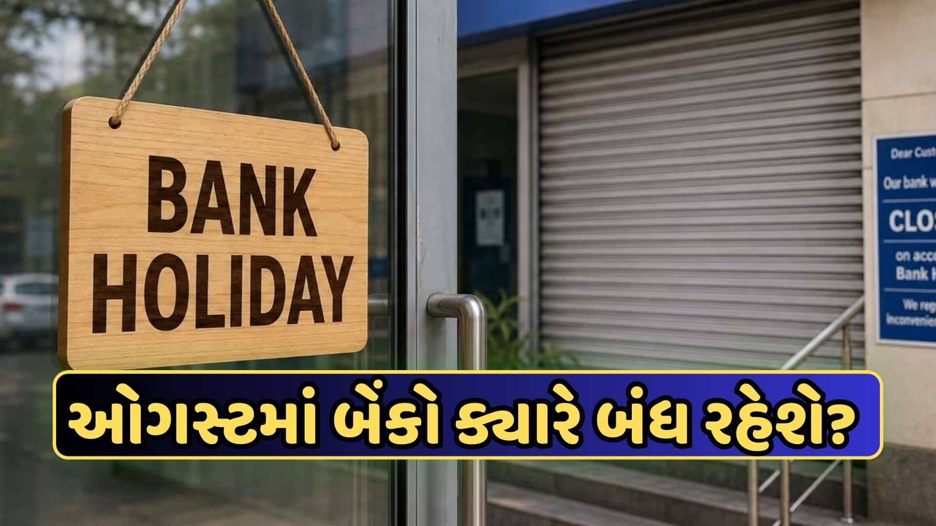 બેંક રજા: આવતીકાલે ત્રીજા શનિવારે બેંકો બંધ, RBI લિસ્ટ જાહેર