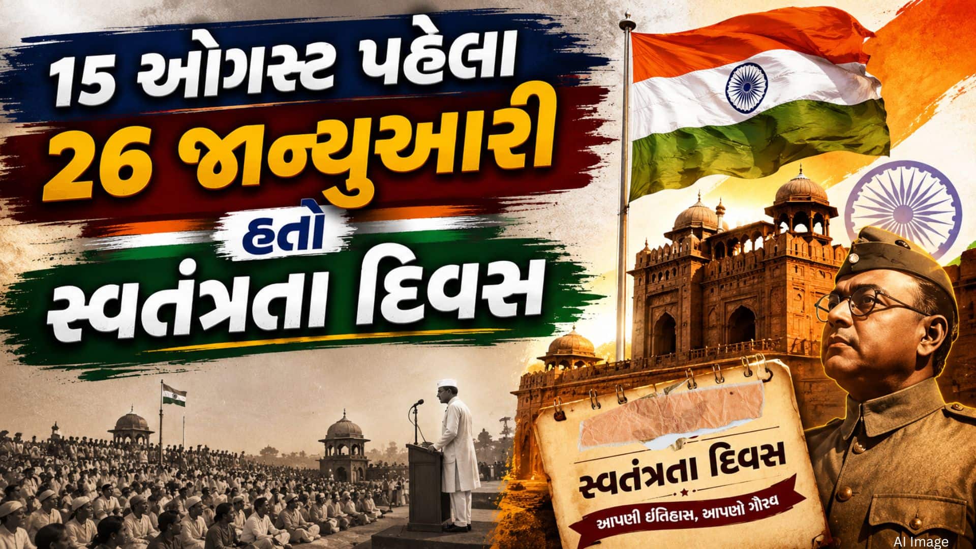 સ્વતંત્રતા દિવસ પહેલા 26 જાન્યુઆરીએ ઉજવાતો, જાણો કારણ