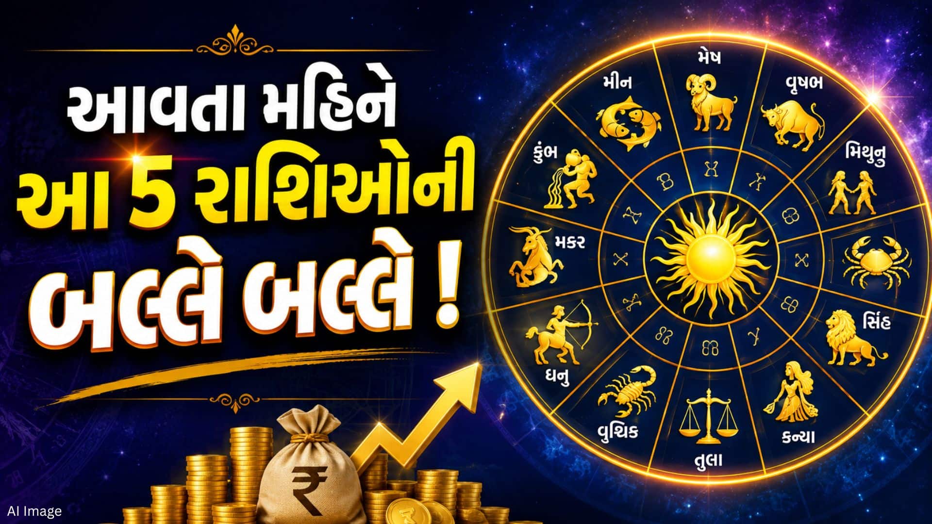 નવપંચમ યોગ: 1 સપ્ટેમ્બરથી આ 5 રાશિઓ પર ધનવર્ષા