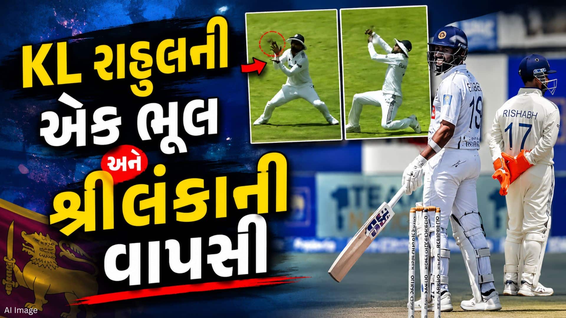 શ્રીલંકા 284 રને ઓલઆઉટ, ભારતને 178 રનની લીડ